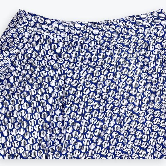 Liz Claiborne Plus Blue White Print Circle Skirt 22W - Picture 2 of 9